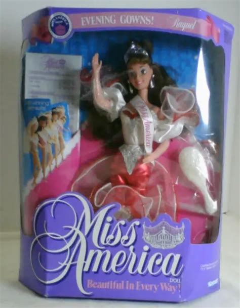 1991 Miss America Raquel Evening Gowns Doll New Sealed Rare Nib
