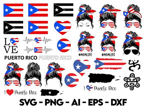 Taino Bundle Svg Taino Svg Garita Svg Puerto Rico Flagge Etsy De