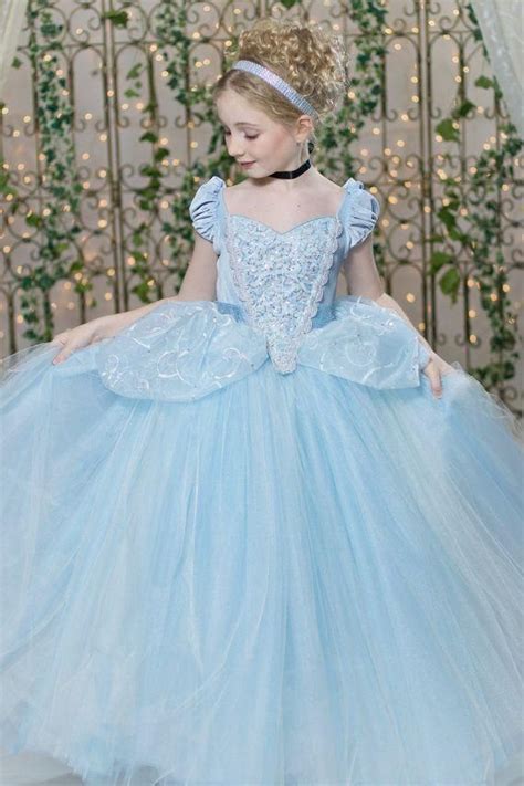 Ball Gown Flower Girl Dresses Pageant Dress Ice Blue Lovely Tulle