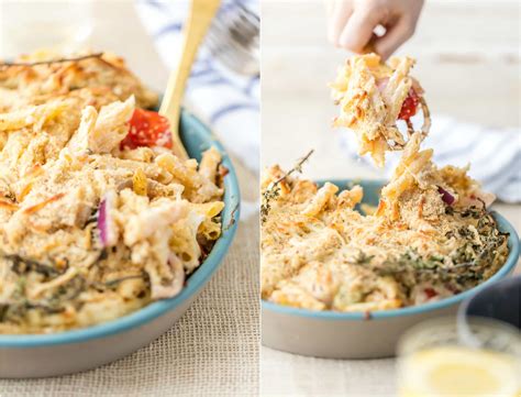 Baked Pasta Primavera With Cream Cheese Alfredo The Cookie Rookie