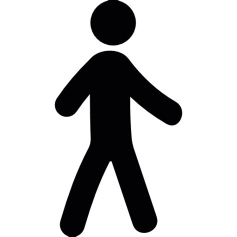 Stick Walking Man Icon Png Clipart Large Size Png Image Pikpng Images