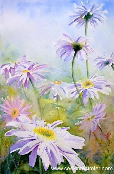 Watercolor Daisy Google Search Floral Watercolor Watercolor