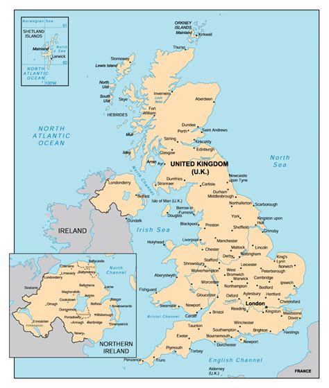 Map Of United Kingdom England With Cities Maps Of All