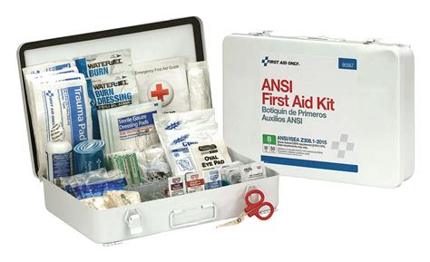 First Aid Only First Aid Kit Kit Metal Industrial 50 People Served