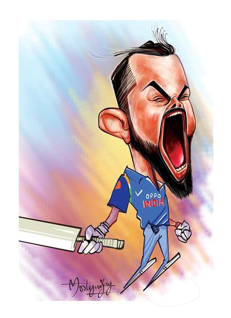 Indian Cricketer Virat Kohli Toons Mag