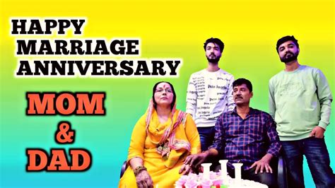 Happy Marriage Anniversary Mom And Dad ️ Jk02 Aale Vlog Vlog