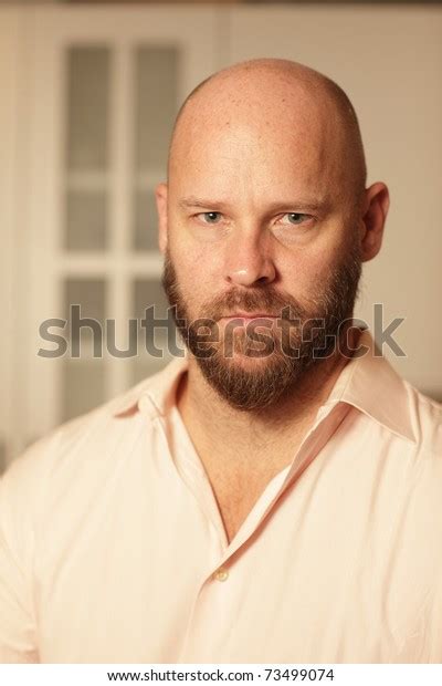 Handsome Man Bald Head Stock Photo 73499074 Shutterstock