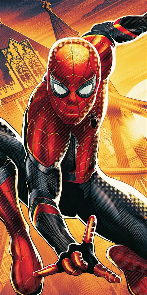 1080x2160 Spider Man Far From Home Fan Made One Plus 5thonor 7xhonor