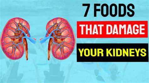 7 Worst Foods That Can Damage Your Kidneys Youtube