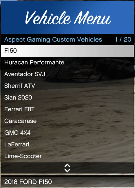Release Addon Vehicle Spawn Menu With Template Releases Cfxre