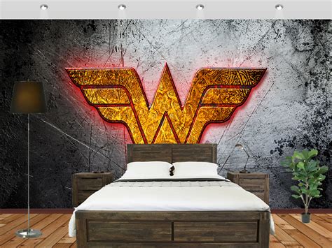 Find superhero pictures and superhero photos on desktop nexus. Wonderwomen Logo Classic Superhero Wall Mural , Superhero ...