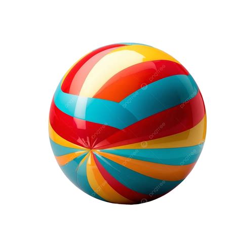 Colorful 3d Sphere Isolated On White Background Vector Illustration