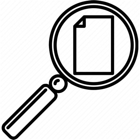 File Find File Magnifying Glass Missing Document Missing File