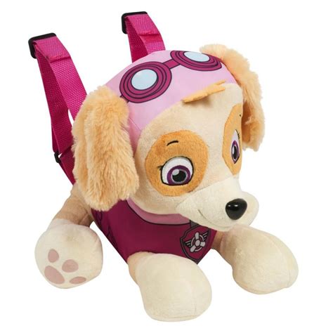 Paw Patrol Skye Soft Plush Backpack Paw Patrol Toys Plush Backpack