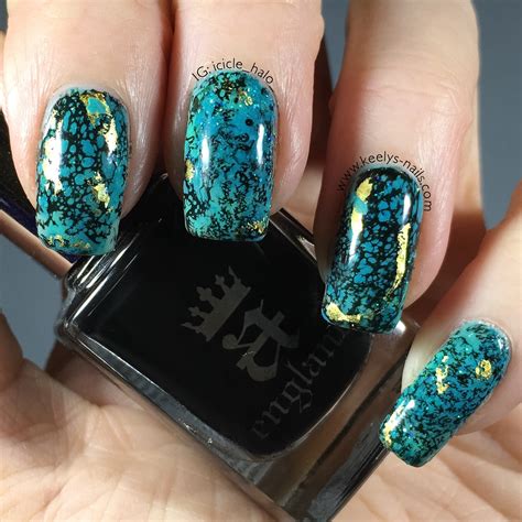 Turquoise Nail Art Tutorial Keelys Nails