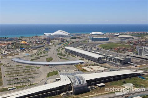 Sochi Autodrom Circuit Detail At Preparation Continues At Sochi Autodrom