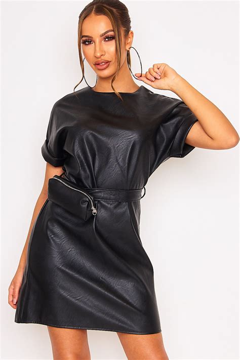 We did not find results for: Robe en simili cuir noir avec ceinture sacoche - Brentiny ...