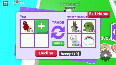 What People Trade For Neon Parrot In Adopt Me Youtube