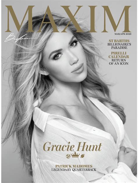 Philip On Twitter Rt Maximmag Amazing Gracie Hunt Is Maxims March