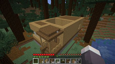 Minecraft Building Tutorial How To Build A Log Cabin With Lofts