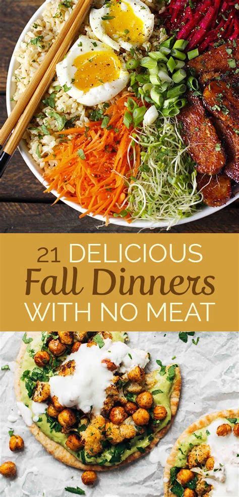 21 Meatless Dinners That Are Perfect For Fall Vegetarian Life