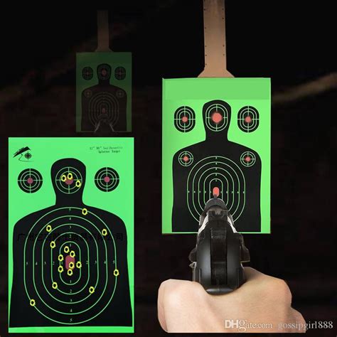 2020 Green Solid Durable Shooting Target 12x18 Shooting Target Paper
