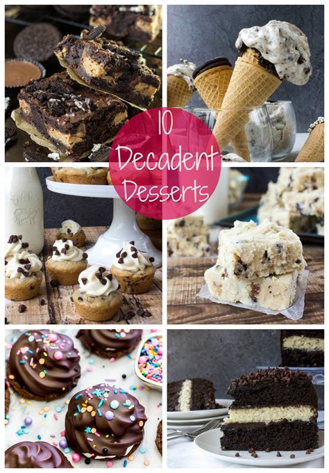 10 Decadent Desserts Chocolate Mini Cupcakes Desserts With Chocolate Chips Chocolate Brownie