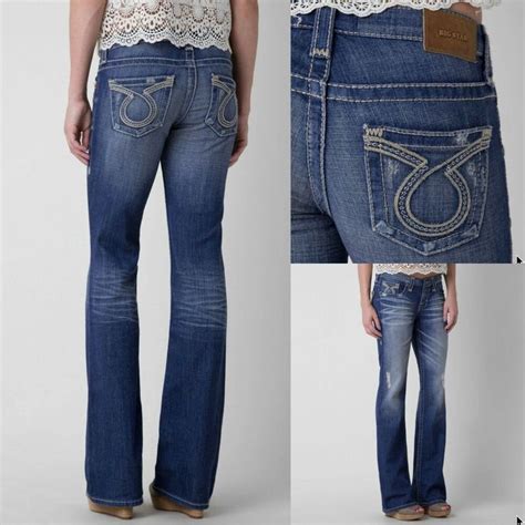 Womens Big Star Jeans Low Rise Liv Distressed Bootcut Stretch R NWT IRREGULAR BIGSTAR Big