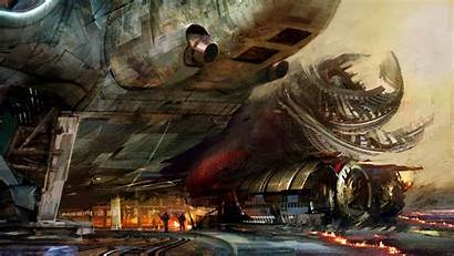 Sci Fi Steampunk Landing Wallpapers Daniel Dociu