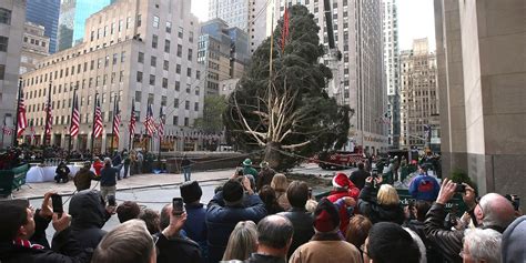 Raising The Rockefeller Center Christmas Tree