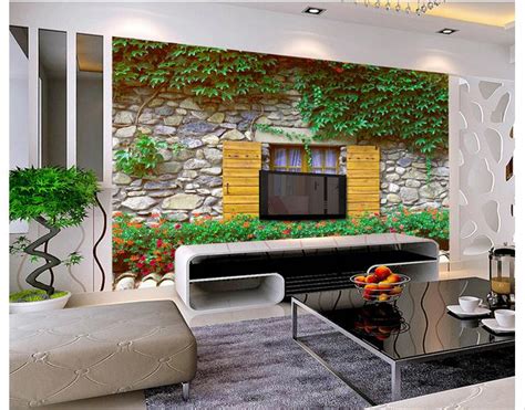 Customized 3d Wallpaper 3d Tv Wall Paper Murals Rural Small Garden