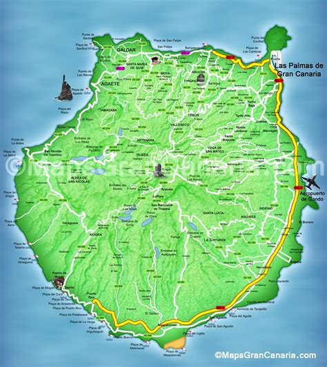 Maps Gran Canaria