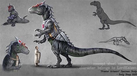 Allosaurus Character Concept Sheet Commission By Emilystepp On Deviantart
