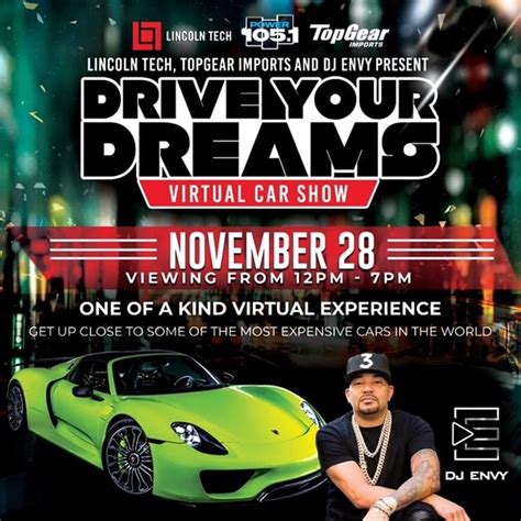 Join Dj Envy At The Drive Your Dreams Virtual Car Show