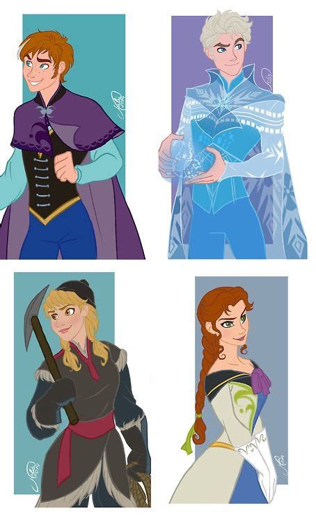 Frozen Gender Bend Disney Cartoons Disney Gender Swap