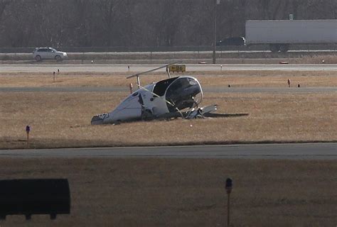 Two Very Lucky To Survive Helicopter Crash Near Airport In Cahokia Fire Chief Says Law And