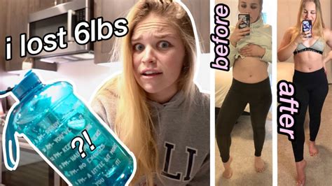I Drank A GALLON Of WATER EVERY DAY For A WEEK Weight Loss Before