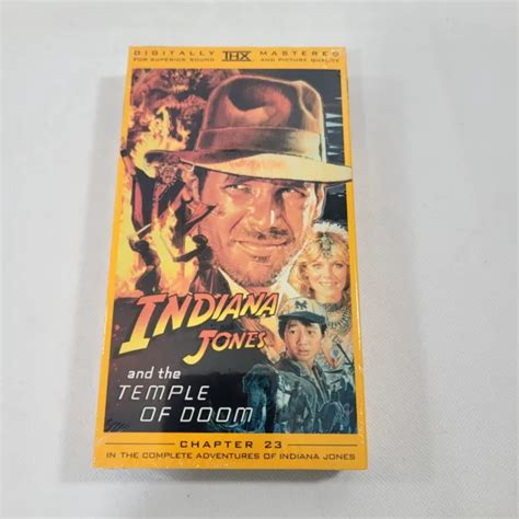 INDIANA JONES AND The Temple Of Doom NEW Factory Sealed VHS Tape 11 48
