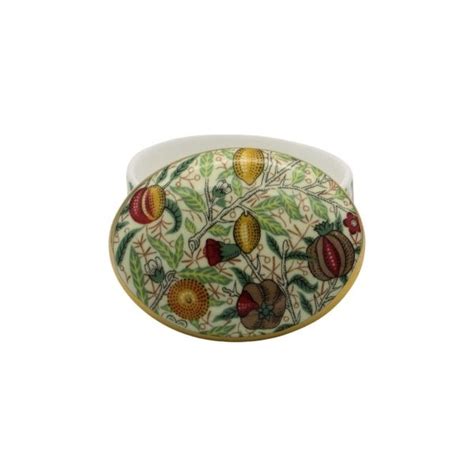 William Morris Pomegranate Oval Trinket Box British Isles