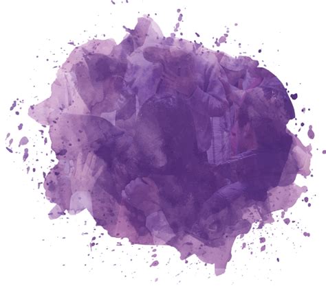 Purple Watercolor Png Free Logo Image