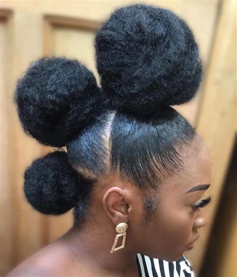 80 simple and easy natural hairstyles for black women