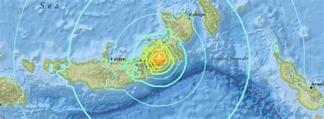 Strong And Shallow M69 Earthquake Hits New Britain Png The Watchers