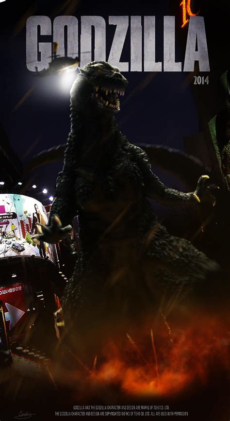 Godzilla 2014 Cover 2 By Goldammerart On Deviantart