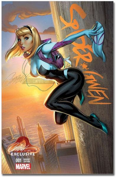 Spider Gwen 1 J Scott Campbell Exclusive Variant Comicxposure