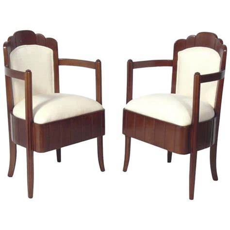 Pair Of French Art Deco Armchairs By Pierre Patout For The Ile De