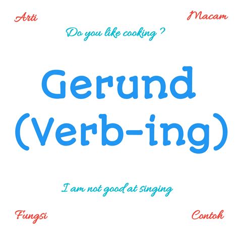 Fungsi bare infinitive (infinitive without to). Contoh Kalimat Gerund Sebagai Objek - Bersama