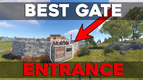 Rust How To Build The Best Compound Door Minute Tutorial Youtube
