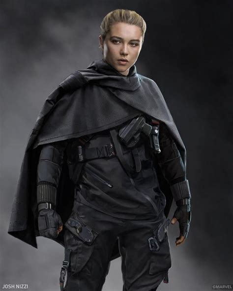 Hawkeye Unused Costume Design Shows Florence Pughs Yelena Wearing A