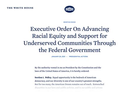 Executive Order Diversity And Inclusion Center