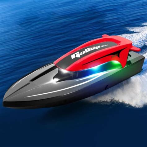 4CH 2 4GHz Electronic Runabout Dual Motor Water RC Speedboat Toy For Pools Lak EBay